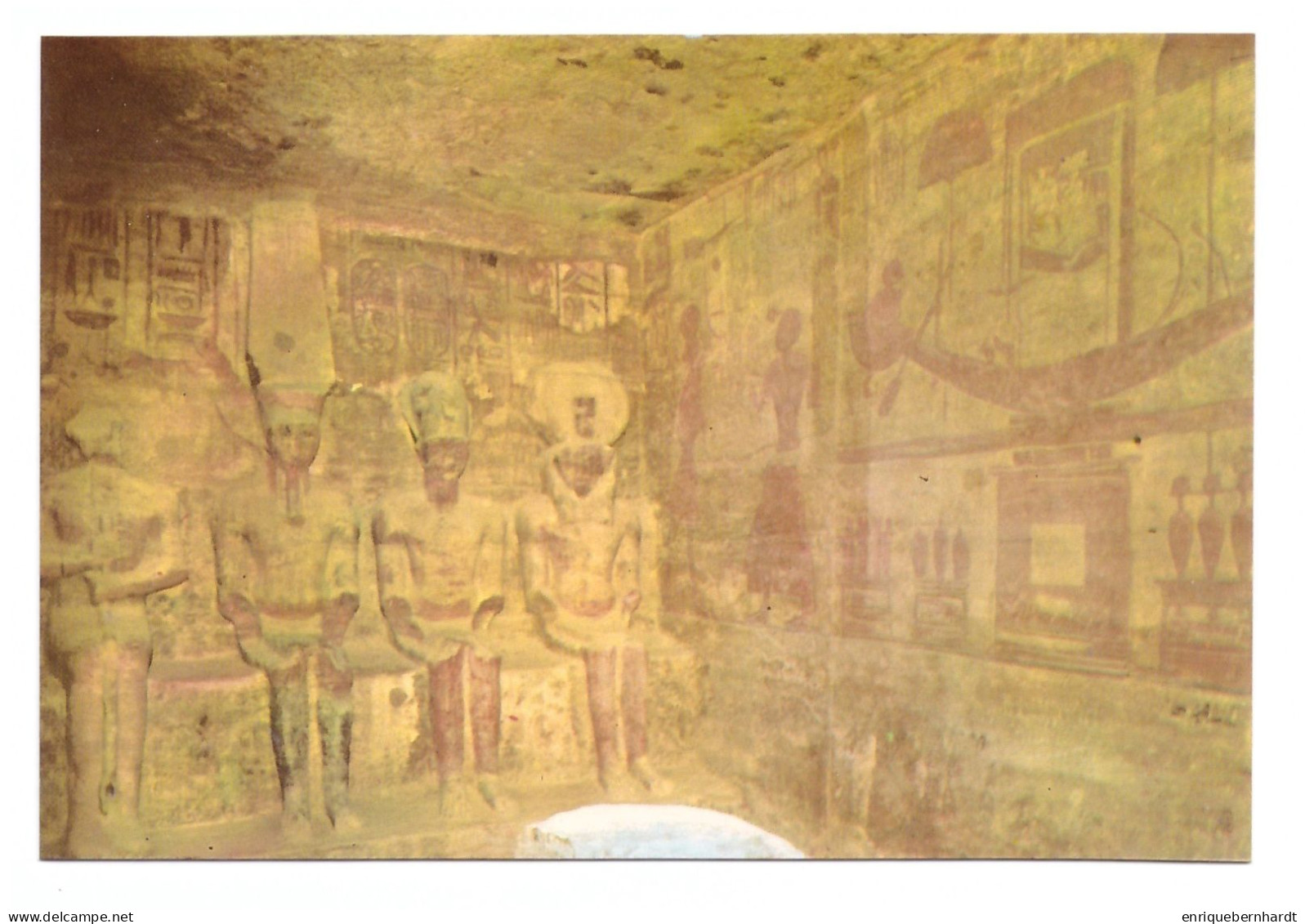 EGYPT // THE SANCTUARY - RAMSES II WITH AMEN-RA, PTAH AND HARMAKHIS - Tempel Von Abu Simbel