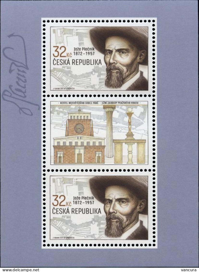 A 930 Czech Republic Joze Plecnik, Architect Of The Prague Castle 2017 - Unused Stamps