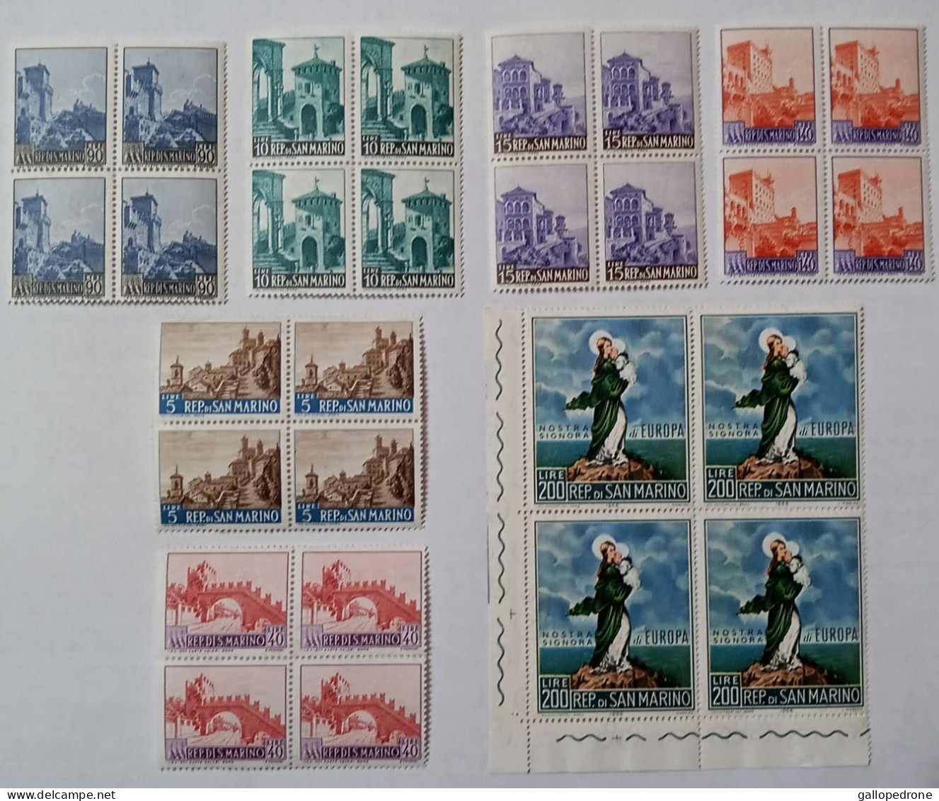 1966 San Marino, 2 Serie Complete In Quartina - Nuovi MNH ** - Nuevos