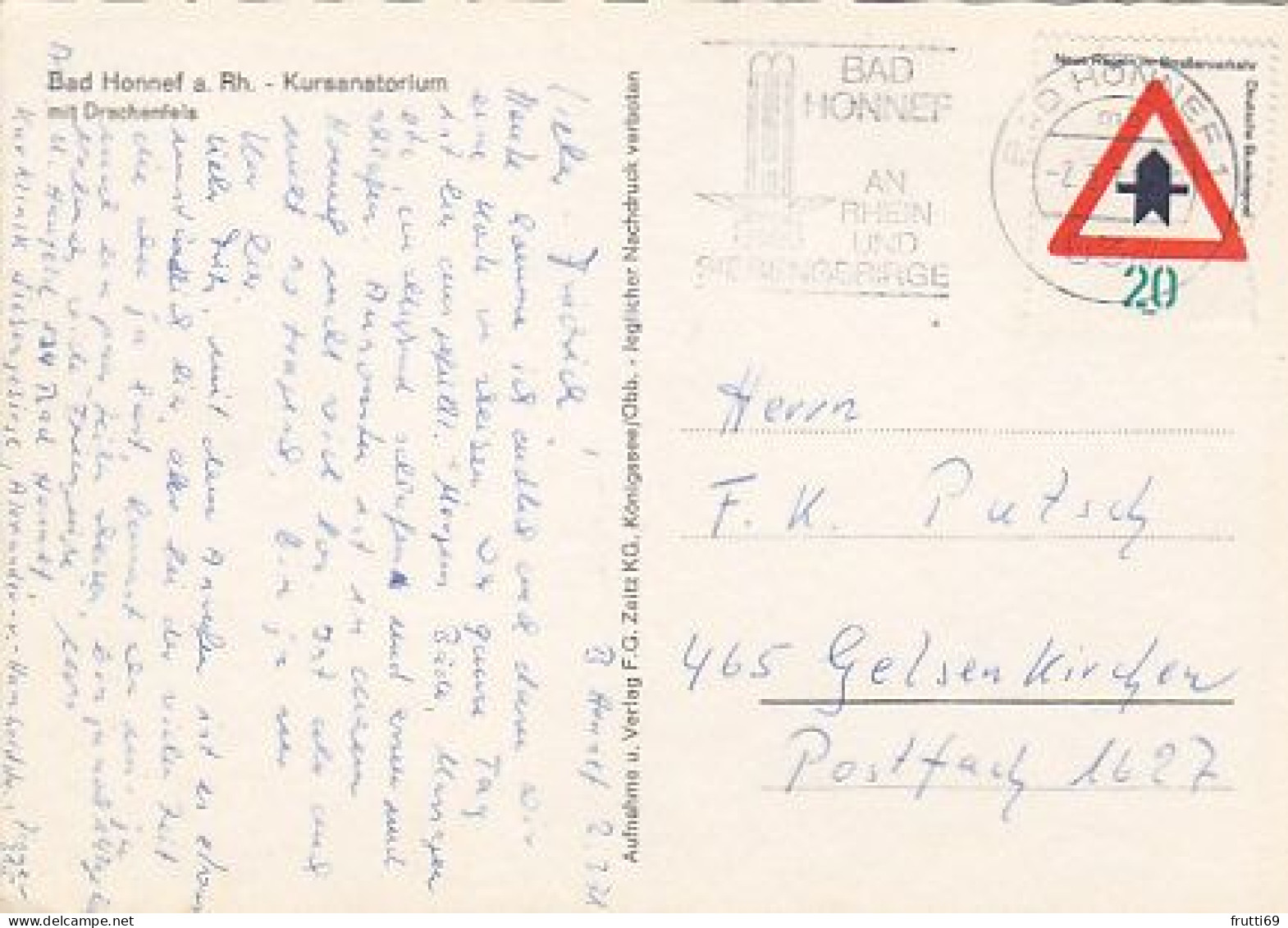 AK 206114 GERMANY - Bad Honnef A. Rh. - Kursanatorium Mit Drachenfels - Bad Honnef