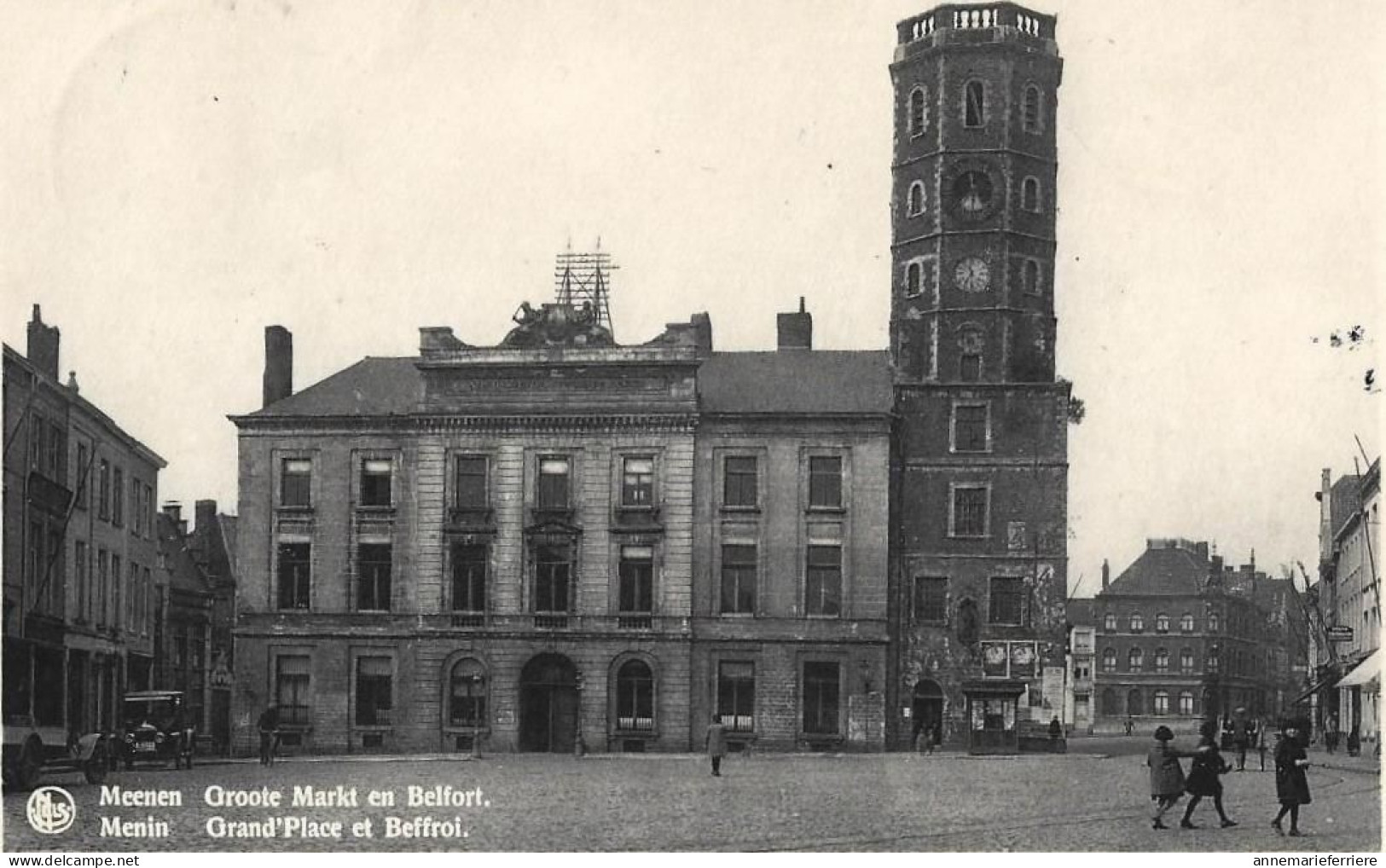 Menin Grand' Place Et Le Beffroi - Menen