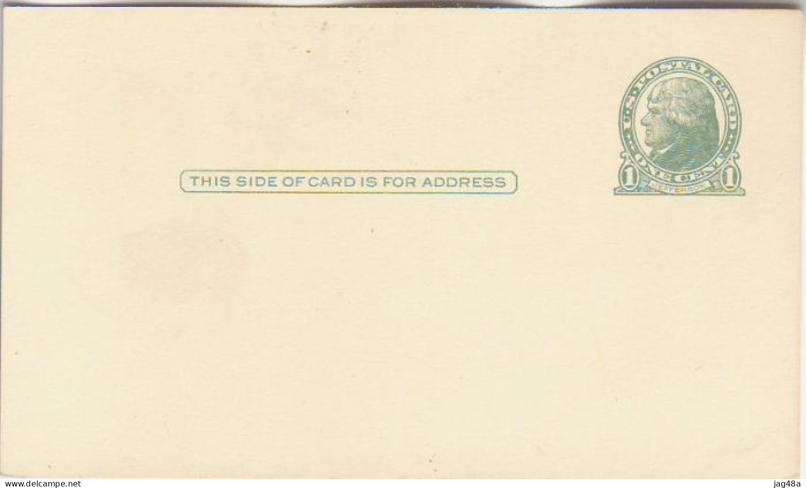 UNITED STATES. Vintage/one-cent PS Card/unused. - 1901-20