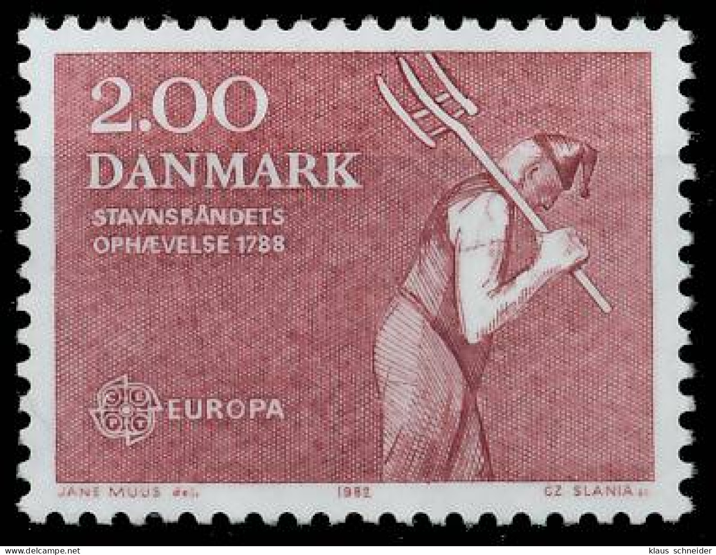 DÄNEMARK 1982 Nr 749 Postfrisch X5B51EA - Unused Stamps
