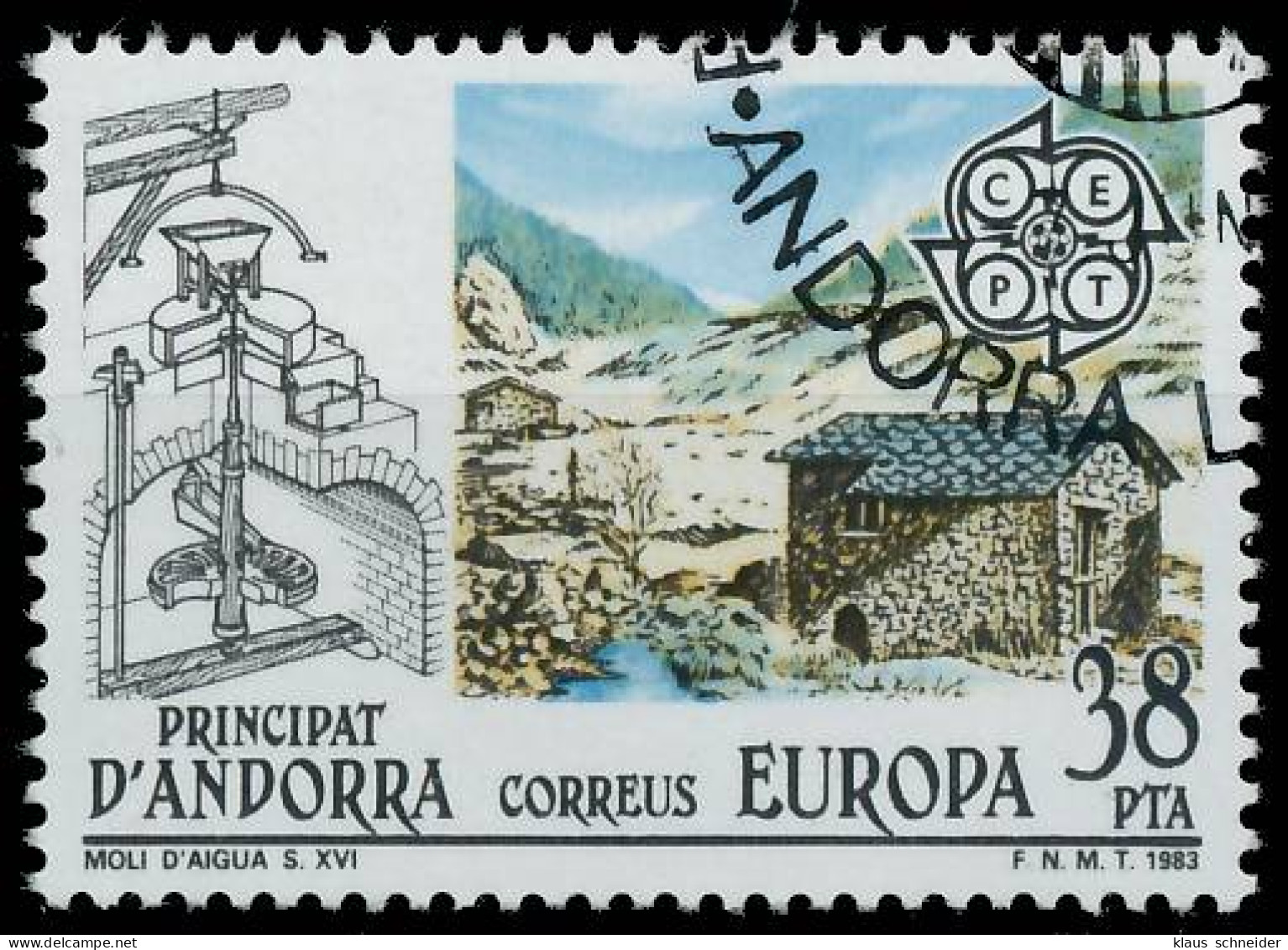 ANDORRA SPANISCHE POST 1980-1989 Nr 166 Gestempelt X5B56DA - Used Stamps