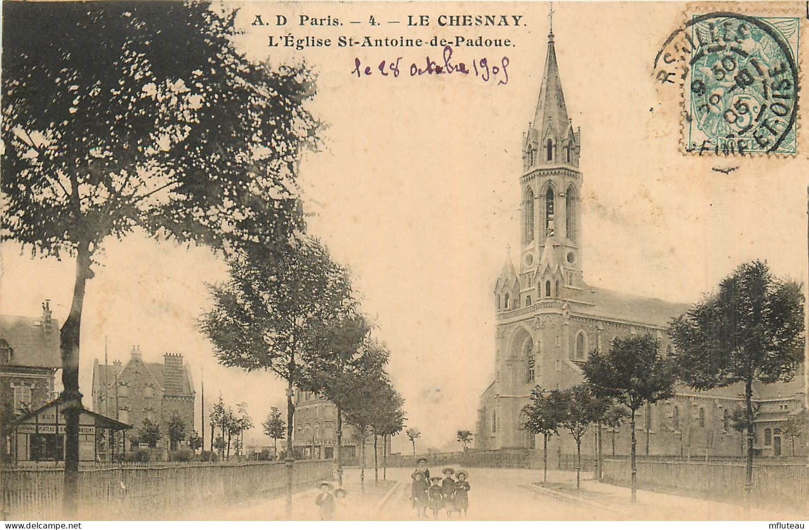 78* LE CHESNAY  Eglise St Antoine De Padoue         RL43,1337 - Le Chesnay