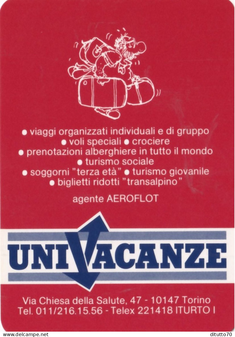 Calendarietto - Uni Vacanze - Torino - Anno 1985 - Small : 1981-90