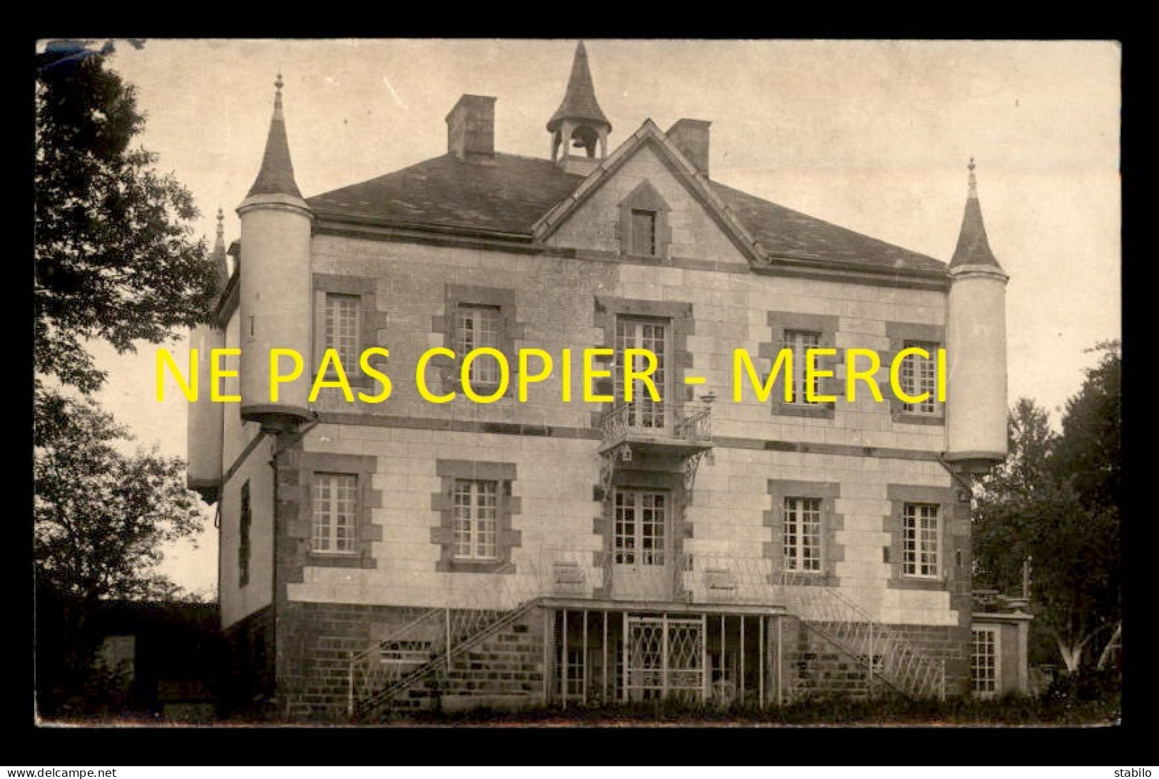 61 - BRIOUZE - CHATEAU DE POINTEL - CARTE PHOTO ORIGINALE - Briouze