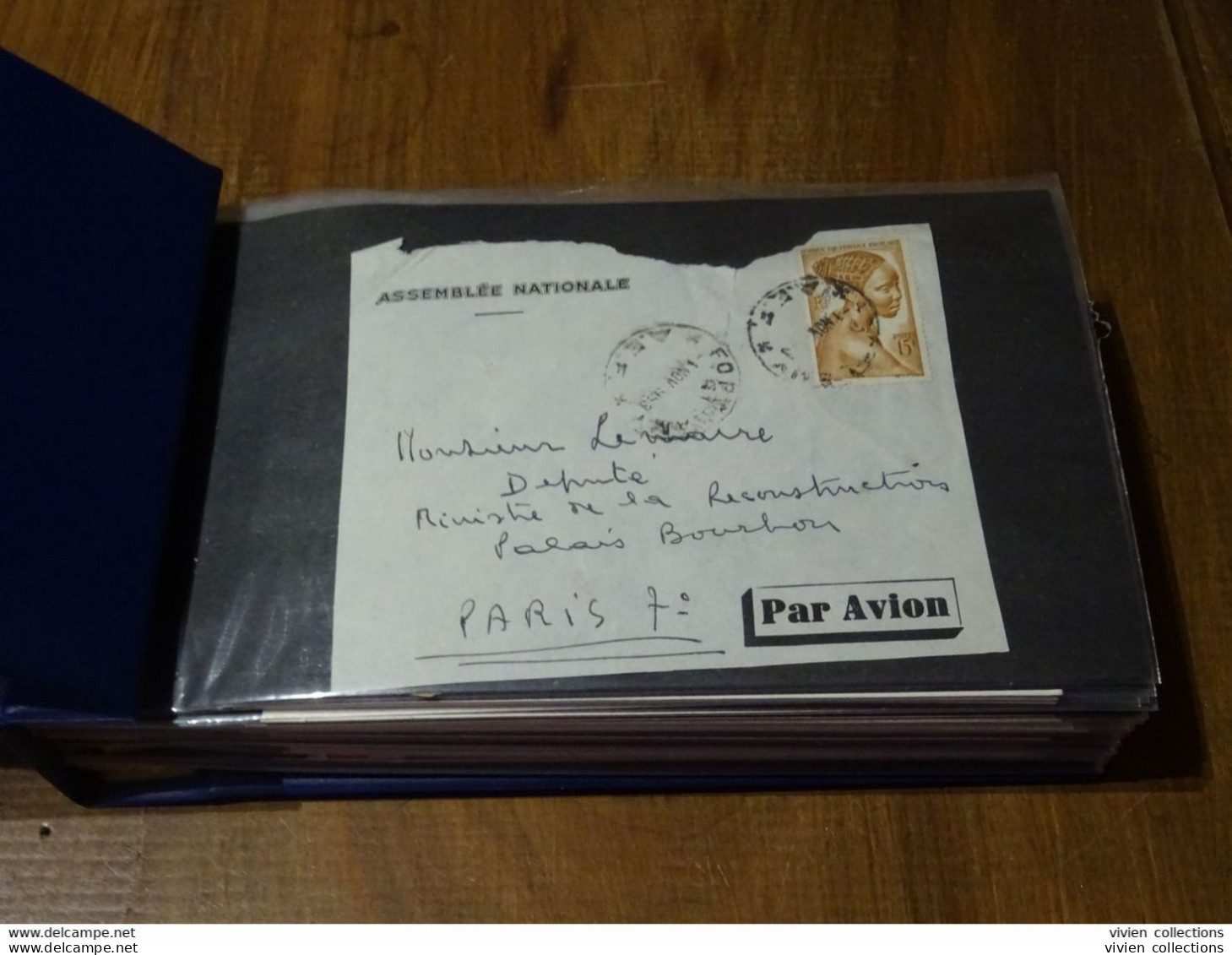 Comores Polynésie Française Album Lettres Principalement 1er Jours Dont Intéressantes Et Quelques Timbres Divers En Vrac - Collections