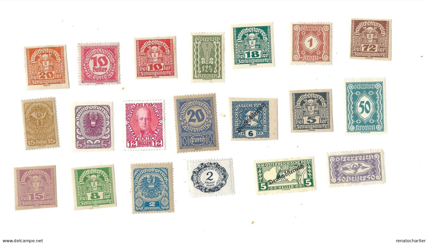 Collection De 58 Timbres MH,Neuf Avec Charnière.anciens. - Verzamelingen