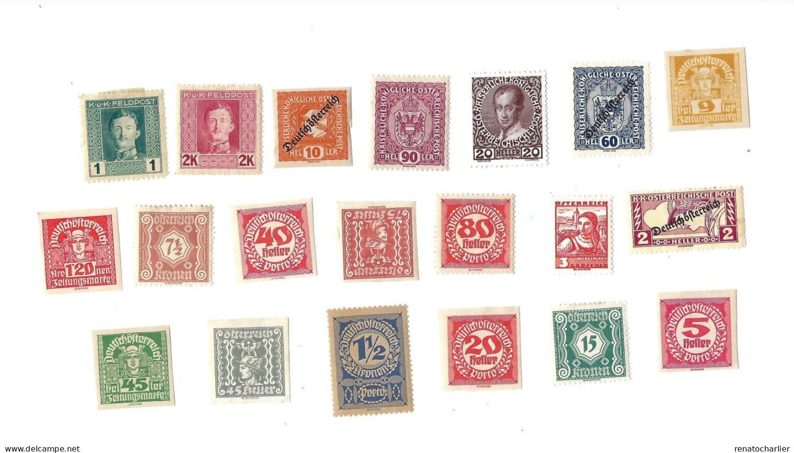 Collection De 58 Timbres MH,Neuf Avec Charnière.anciens. - Collections