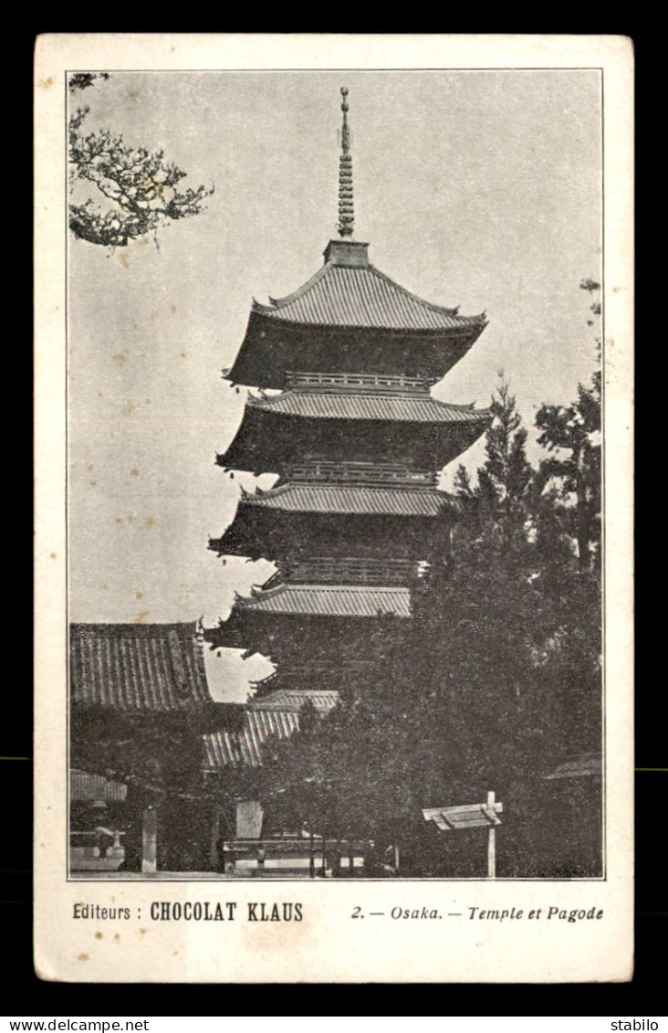 JAPON - OSAKA - TEMPLE ET PAGODE - Osaka