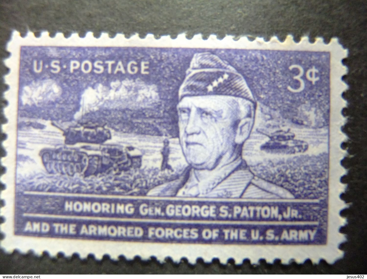 ESTADOS UNIDOS / ETATS-UNIS D'AMERIQUE 1953 / GENERAL GEORGE S. PATTON YVERT 577 ** MNH - Unused Stamps