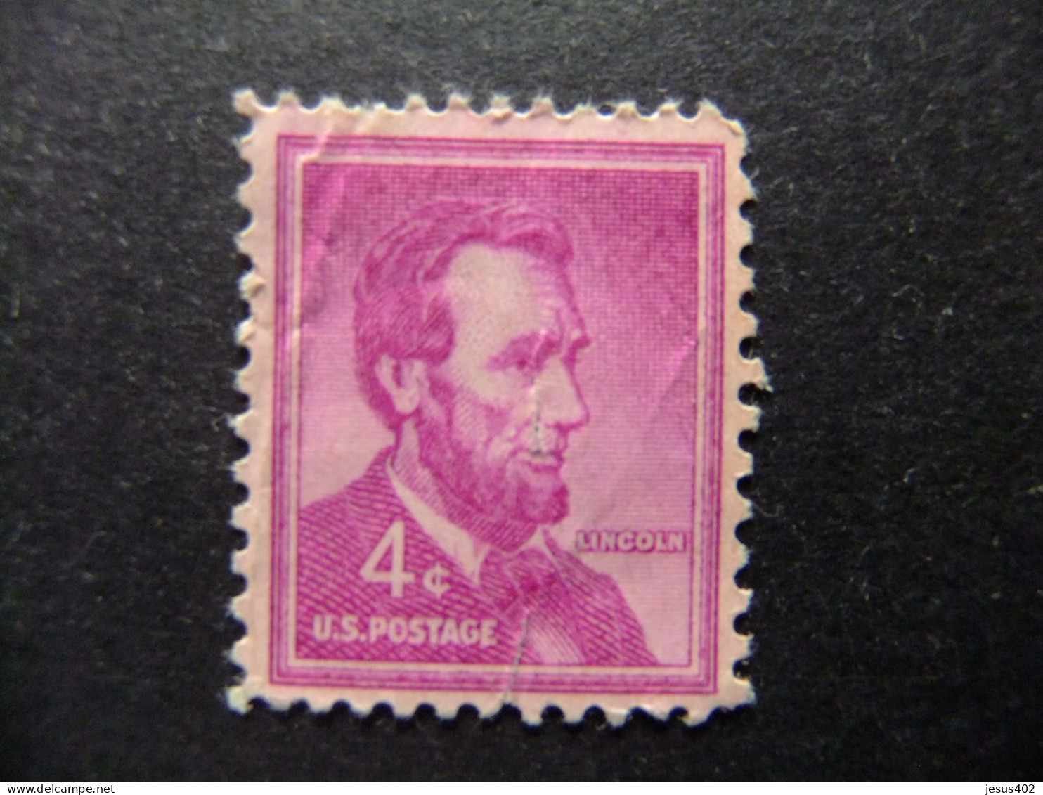 ESTADOS UNIDOS / ETATS-UNIS D'AMERIQUE 1954 / ABRAHAM LINCOLN YVERT 589 ** MNH - Ongebruikt