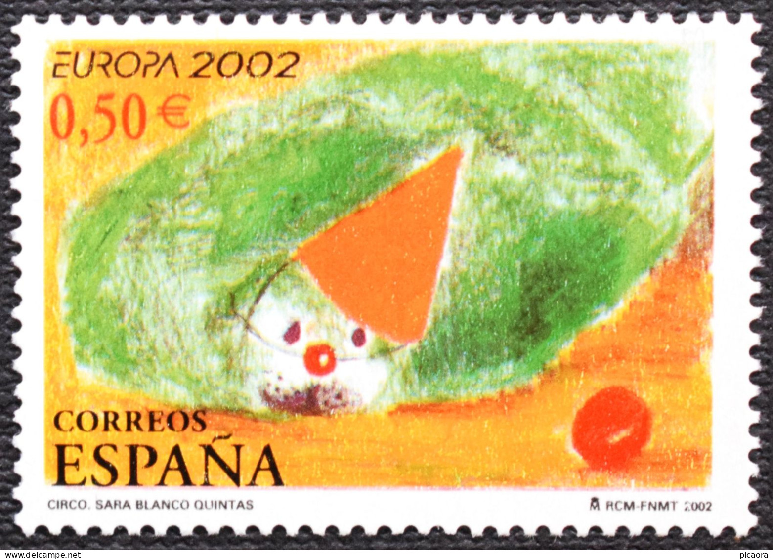 España Spain EUROPA CEPT 2002  Mi 3741  Yv 3461  Edi 3896 Nuevo New MNH ** - 2002