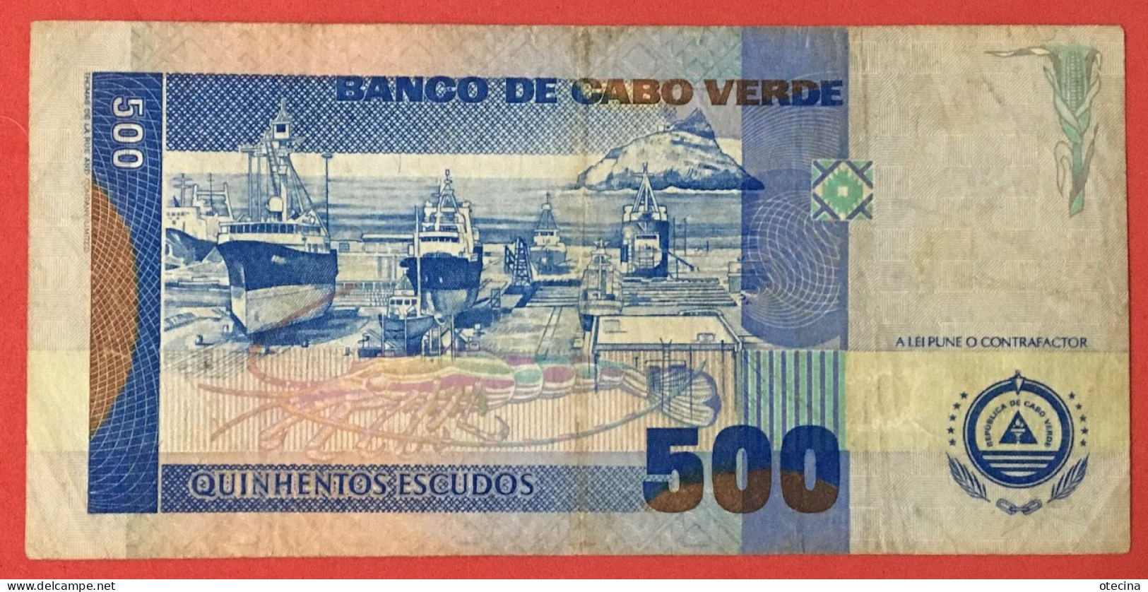 CAP VERT 500 Escudos 1992 P#64 F [voir Les Fotos] - Kaapverdische Eilanden