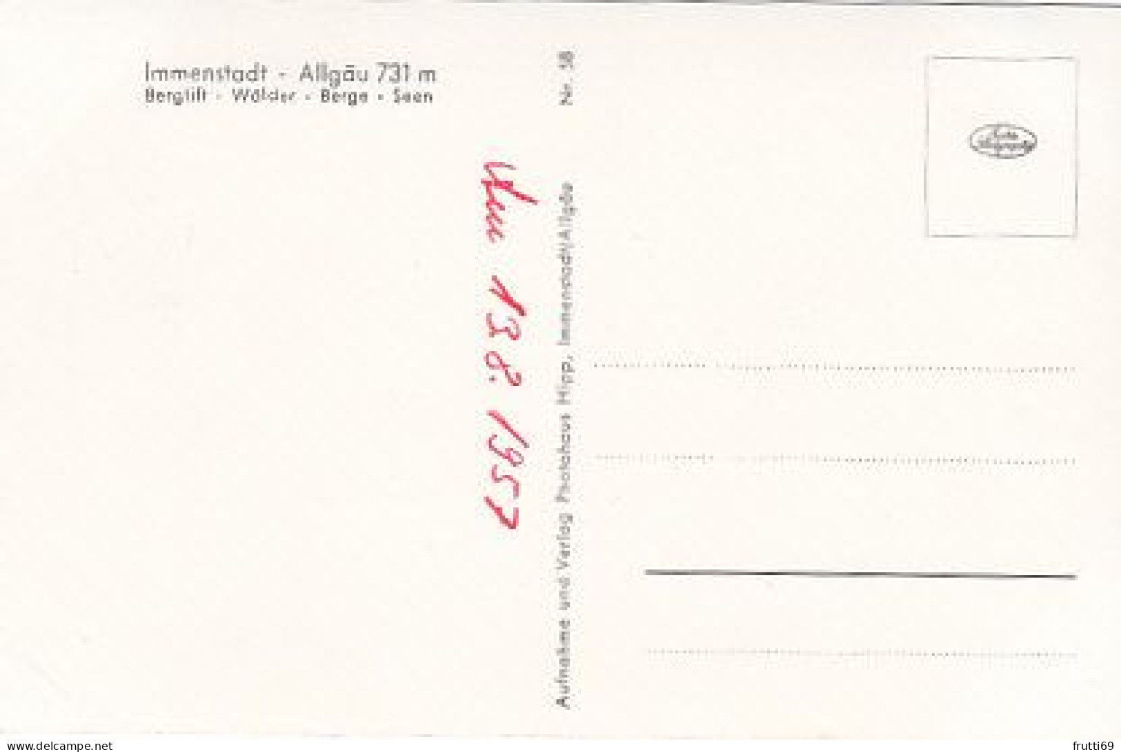 AK 206159 GERMANY - Immenstadt - Immenstadt