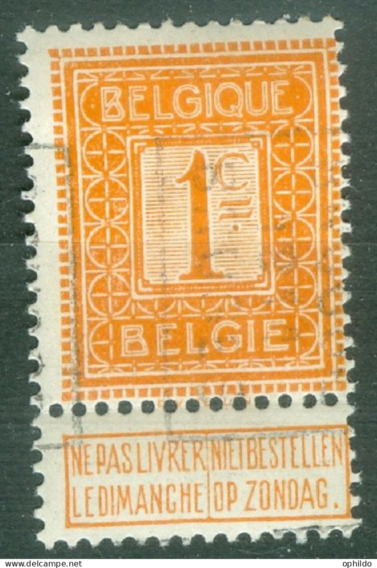Belgique   Preo  1986 B  *  TB   Bruxelles 1912   - Rollenmarken 1910-19