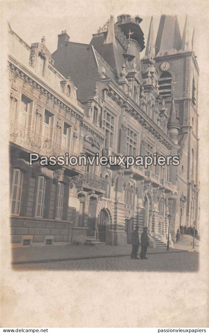 CARTE PHOTO ALLEMANDE  SOLESMES 1918 ? - Solesmes