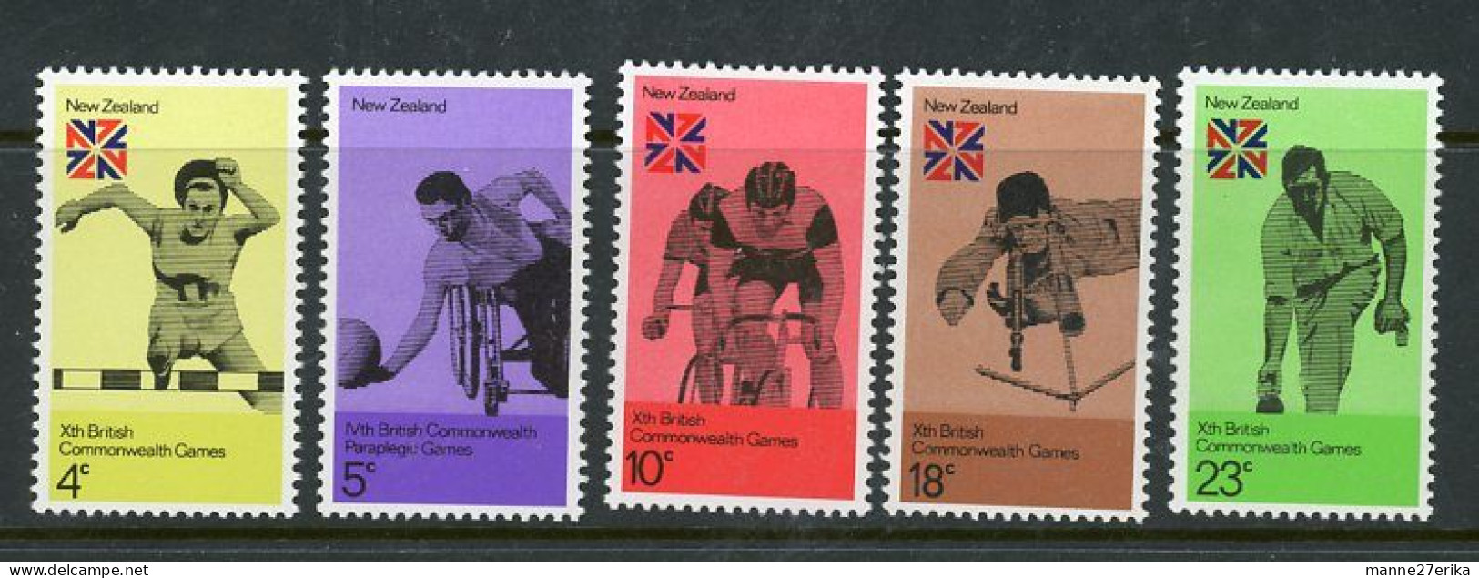 New Zealand 1974 MNH Commonwealth Games - Unused Stamps