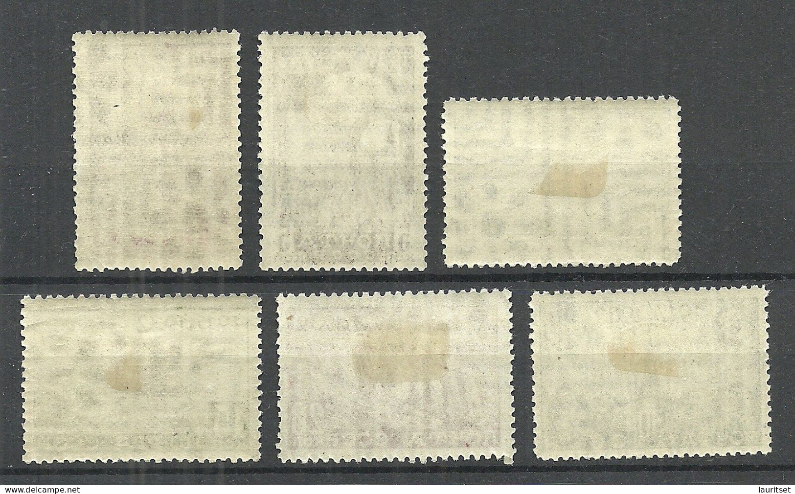 RUSSLAND RUSSIA 1932 Michel 414 - 419 * Oktoberrevolution Revolution - Unused Stamps
