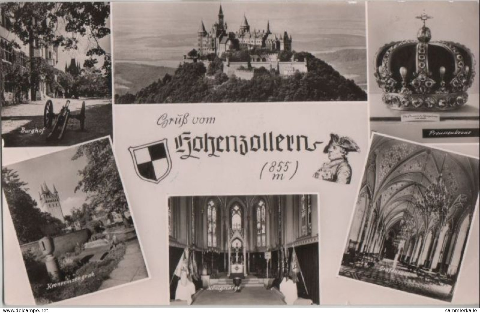 60295 - Burg Hohenzollern Bei Bisingen - U.a. Grafensaal - 1958 - Balingen