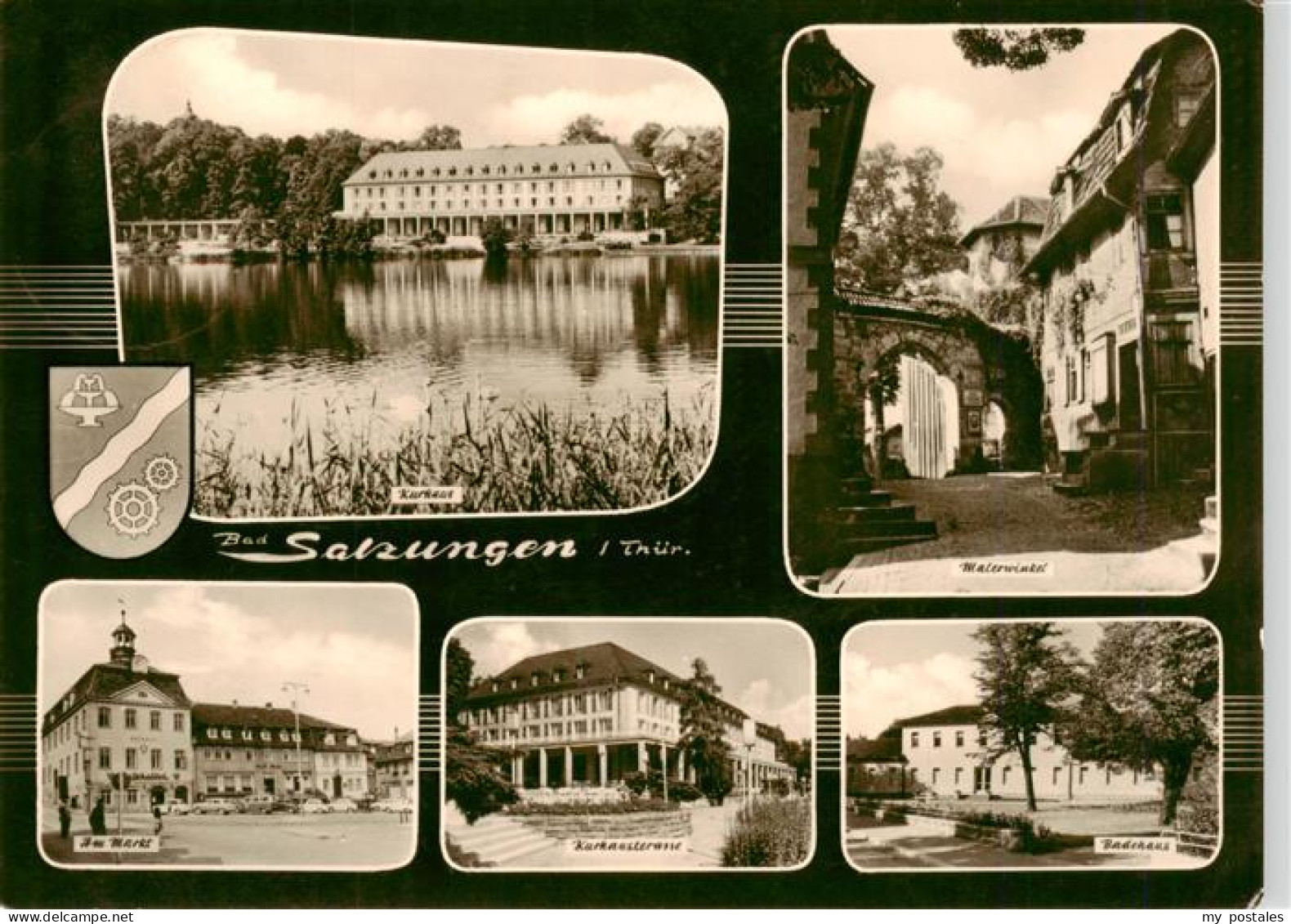 73962424 Bad_Salzungen Kurhaus Malerwinkel Am Markt Kurhausterrasse Badehaus - Bad Salzungen