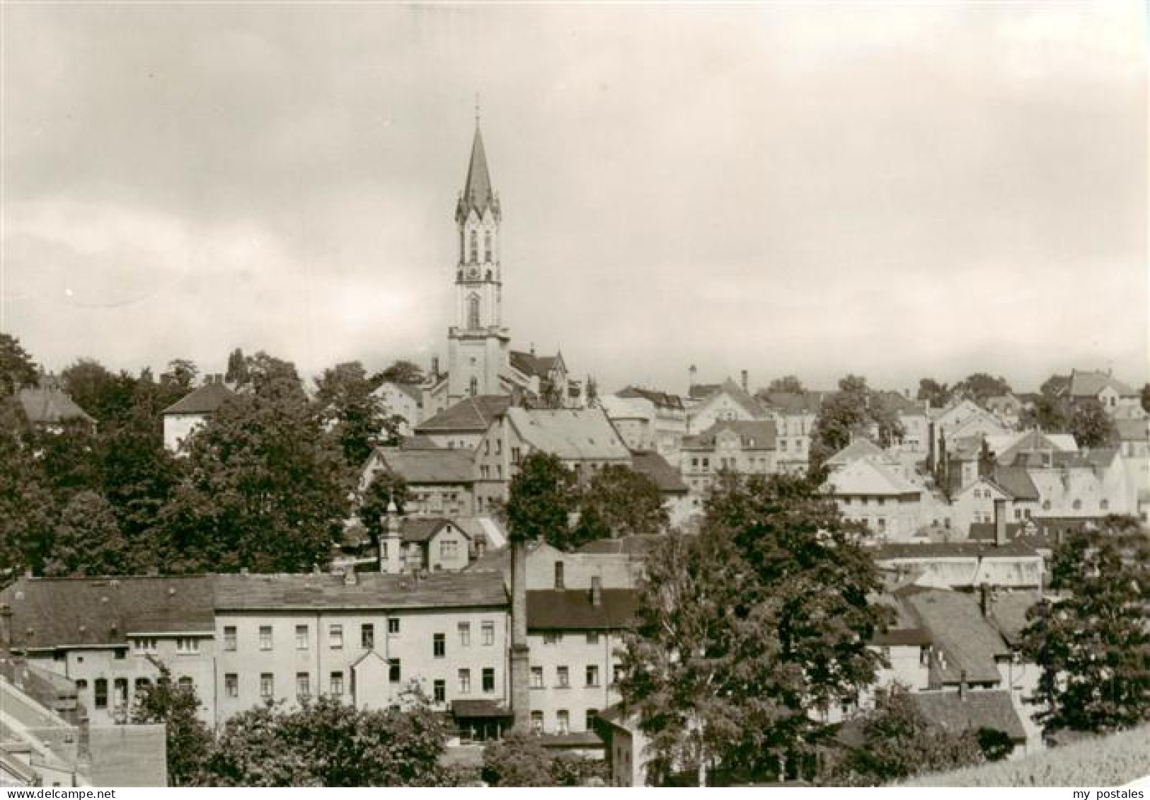 73962397 Eibenstock Ortsansicht Kirche - Eibenstock