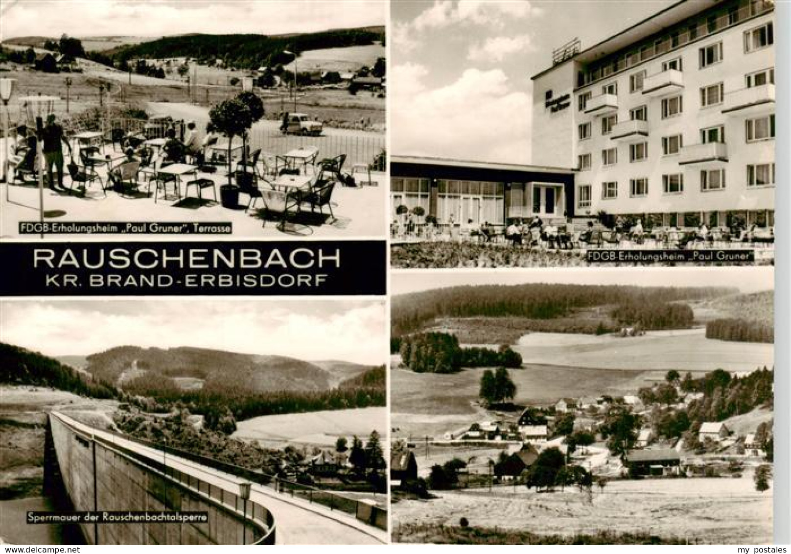 73962382 Rauschenbachtalsperre_Neuhausen_Erzgebirge FDGB Erholungsheim Paul Grun - Neuhausen (Erzgeb.)
