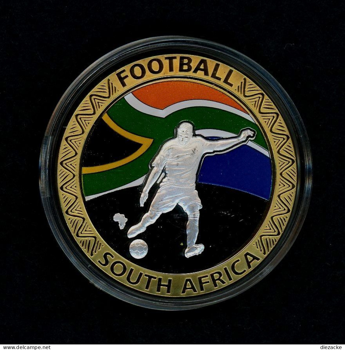 2010 Medaille Südafrika Fussball WM Teilnehmer PP (M1570 - Non Classés
