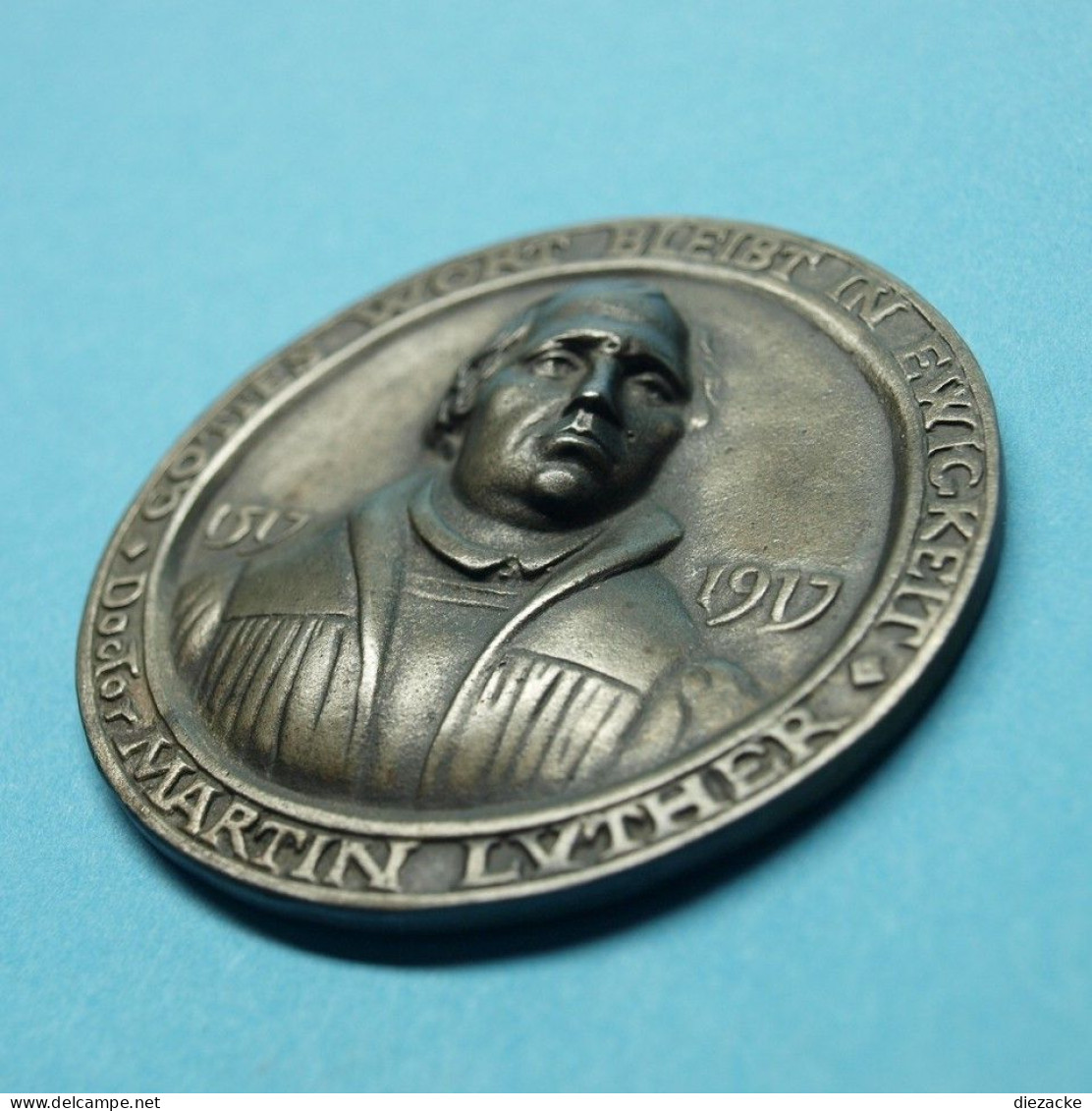 Kaiserreich 1917 Gedenkmedaille 400 J. Reformation Martin Luther (M3538 - Non Classificati