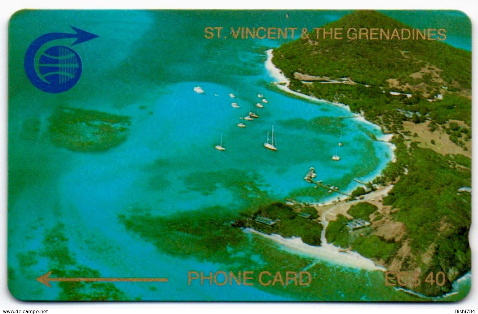 St. Vincent & The Grenadines - Admiralty Bay $40 - 2CSVD - St. Vincent & The Grenadines