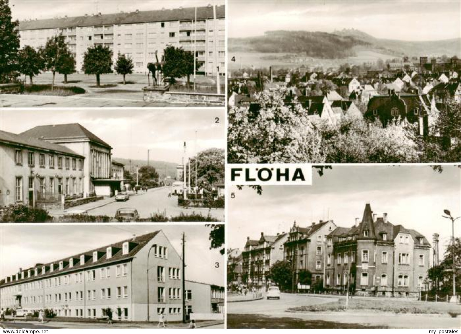 73962359 Floeha AWG 1. Mai Bahnhof Poliklinik Uebersicht Rathausblick - Floeha