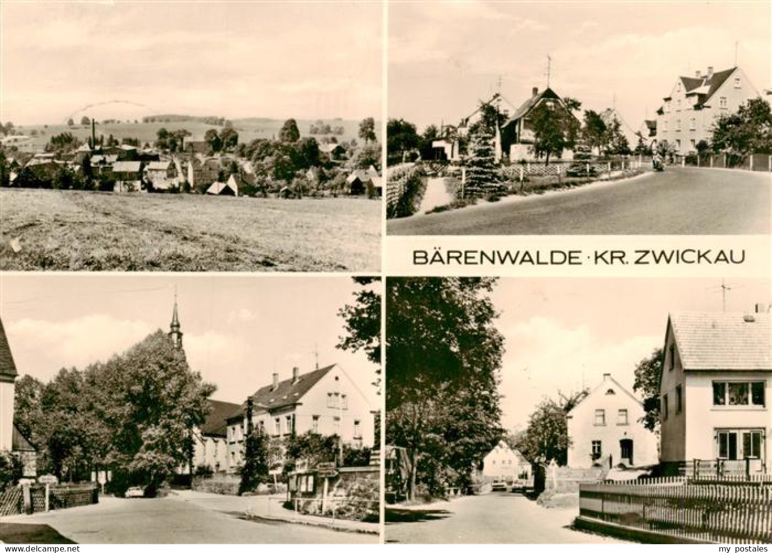 73962350 Baerenwalde Panorama Dorfpartien - Crinitzberg