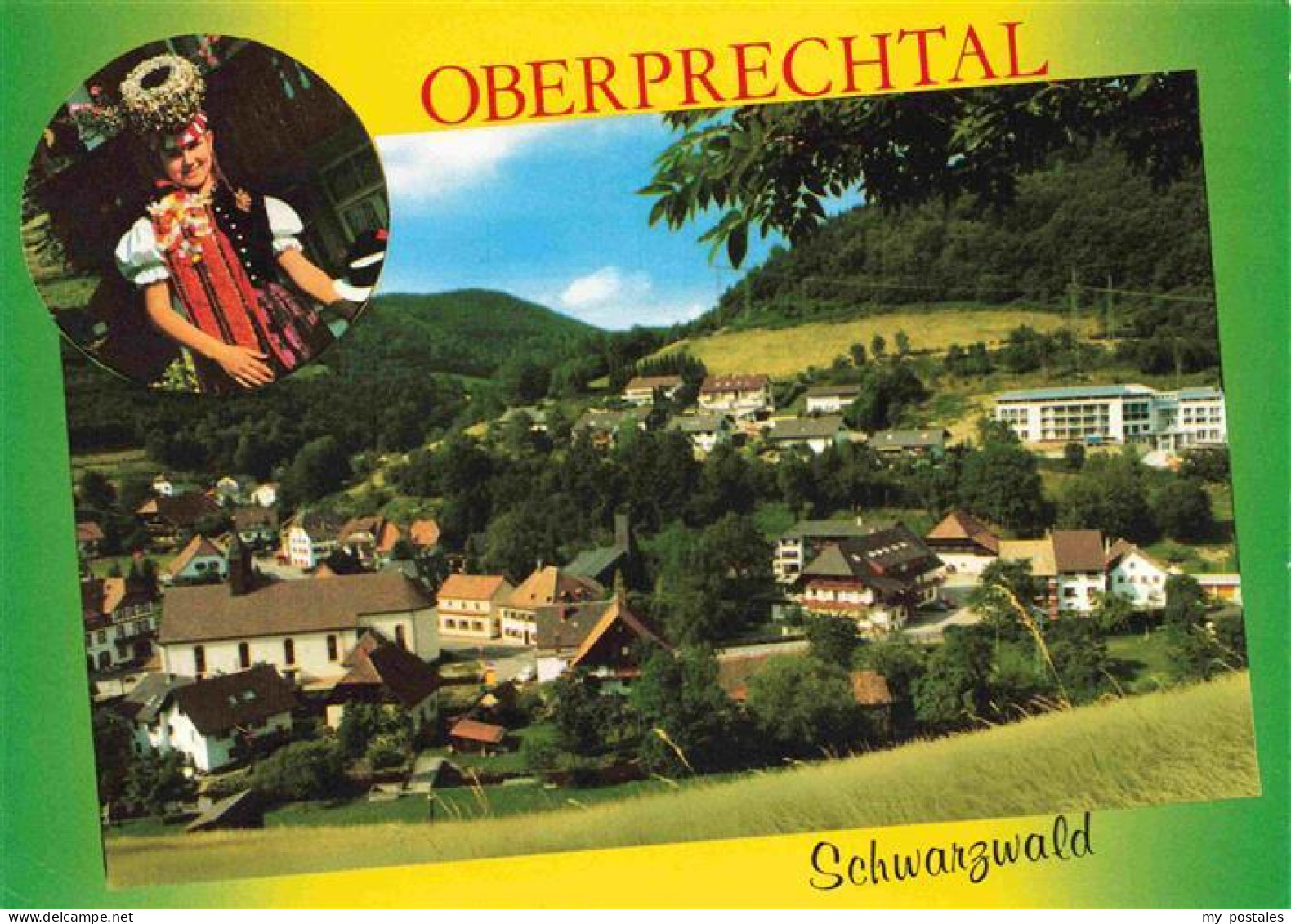 73962276 Oberprechtal_Elzach_Elztal_BW Panorama Erholungsort Trachten Schwarzwal - Elzach