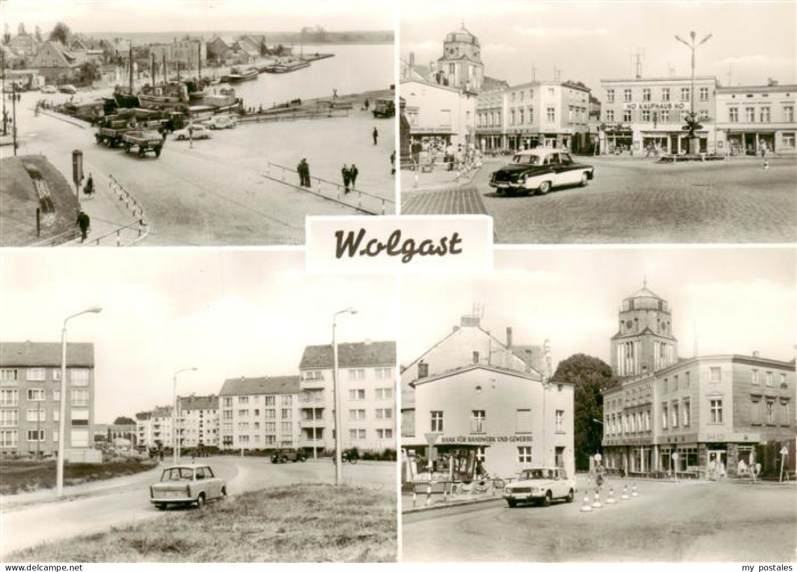 73922219 Wolgast_Mecklenburg-Vorpommern Hafen Platz Der Jugend Dr Theodor Neubau - Wolgast