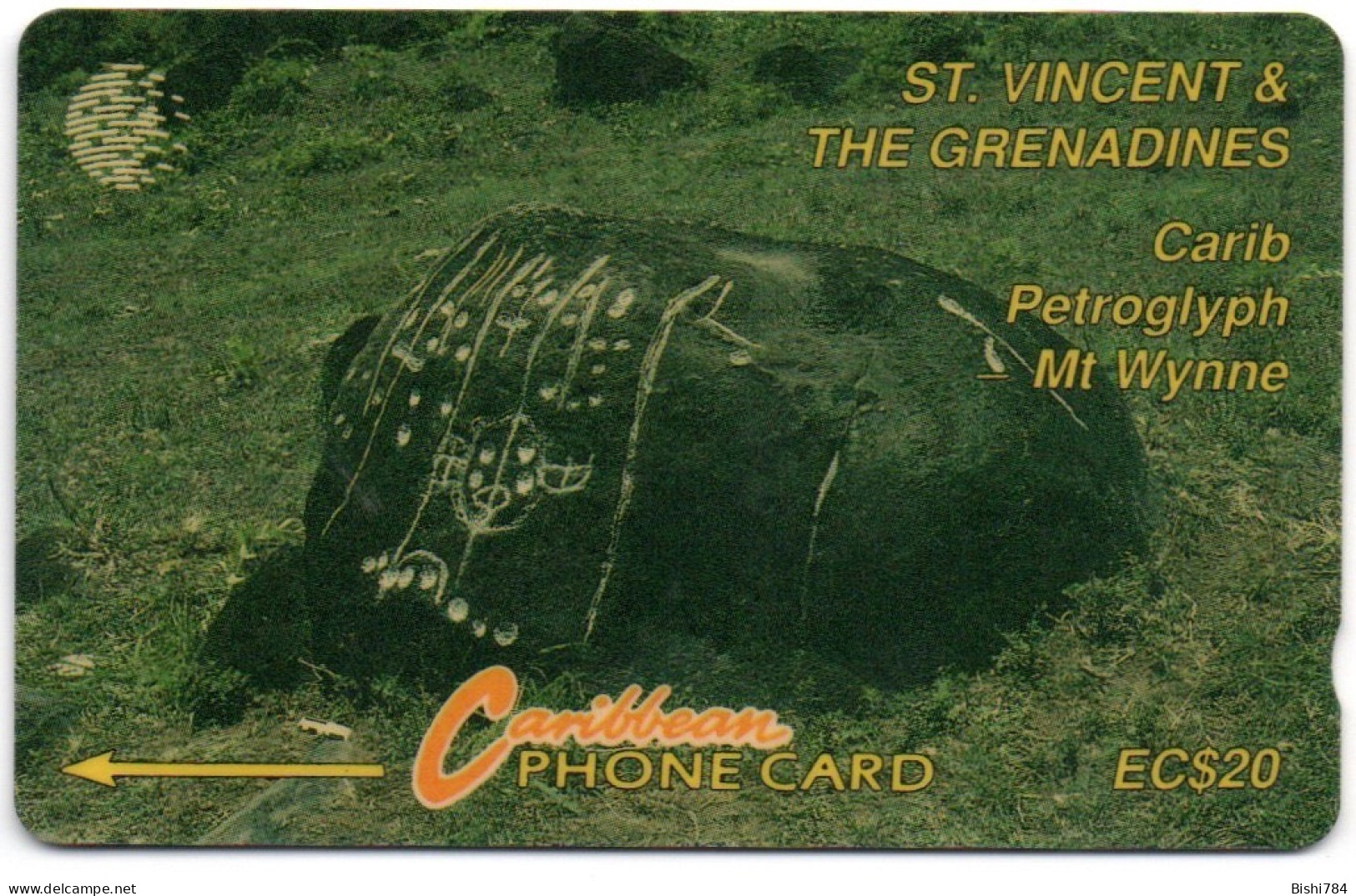 St. Vincent & The Grenadines - Carib Petroglyph - 7CSVB - San Vicente Y Las Granadinas