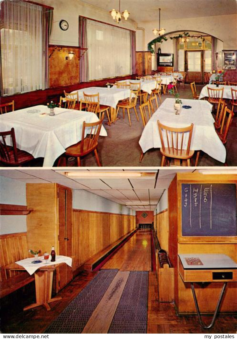 73922135 Lahr_Baden Hotel Restaurant Burghardt Kegelbahn - Lahr