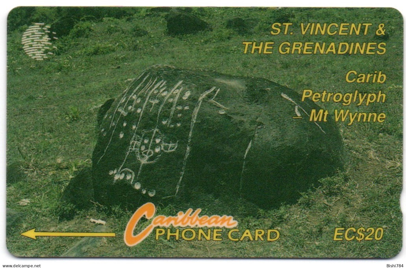 St. Vincent & The Grenadines - Carib Petroglyph - 10CSVB - Saint-Vincent-et-les-Grenadines