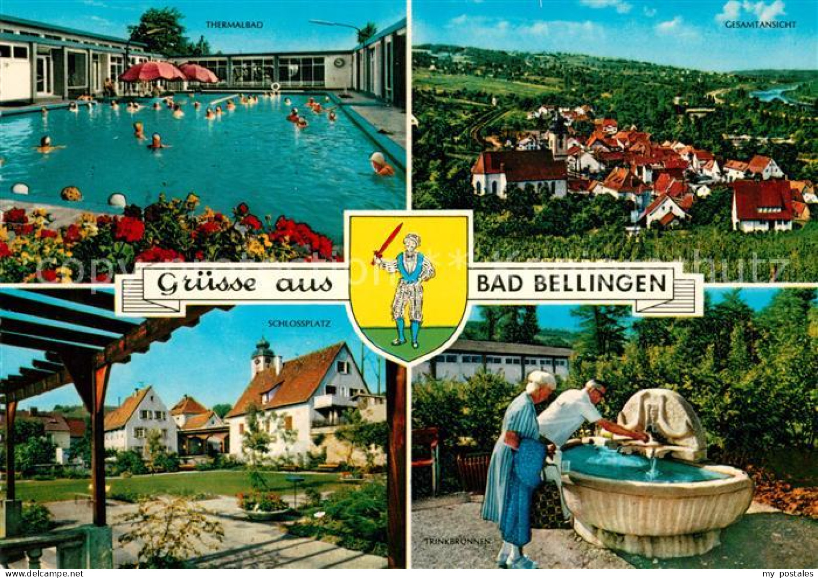 73176442 Bad Bellingen Thermalbad Stadtpanorama Schlossplatz Trinkbrunnen Bad Be - Bad Bellingen