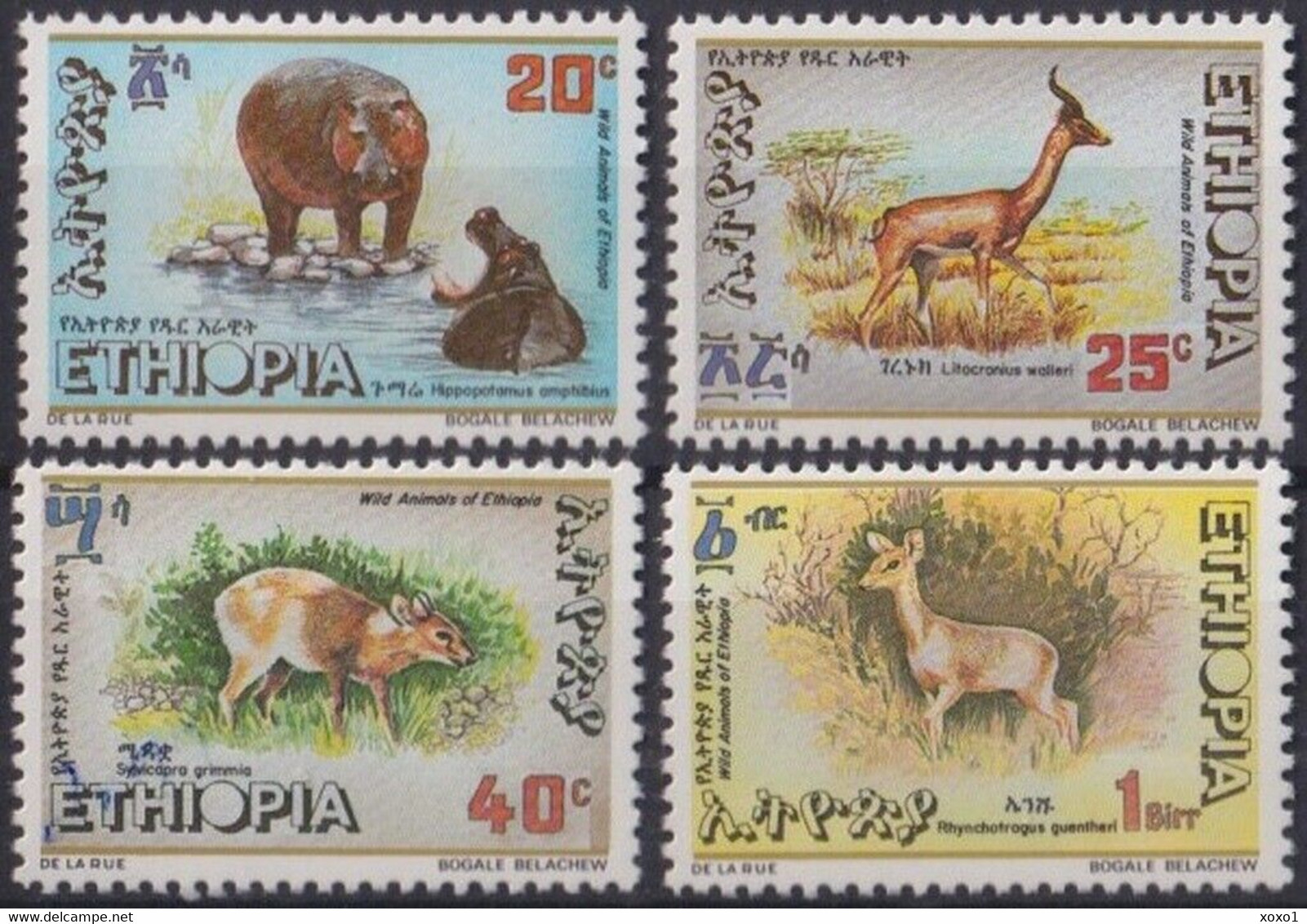 Ethiopia 1985 MiNr. 1200 - 1203 Äthiopien Animals 4v MNH** 11,00 € - Etiopia