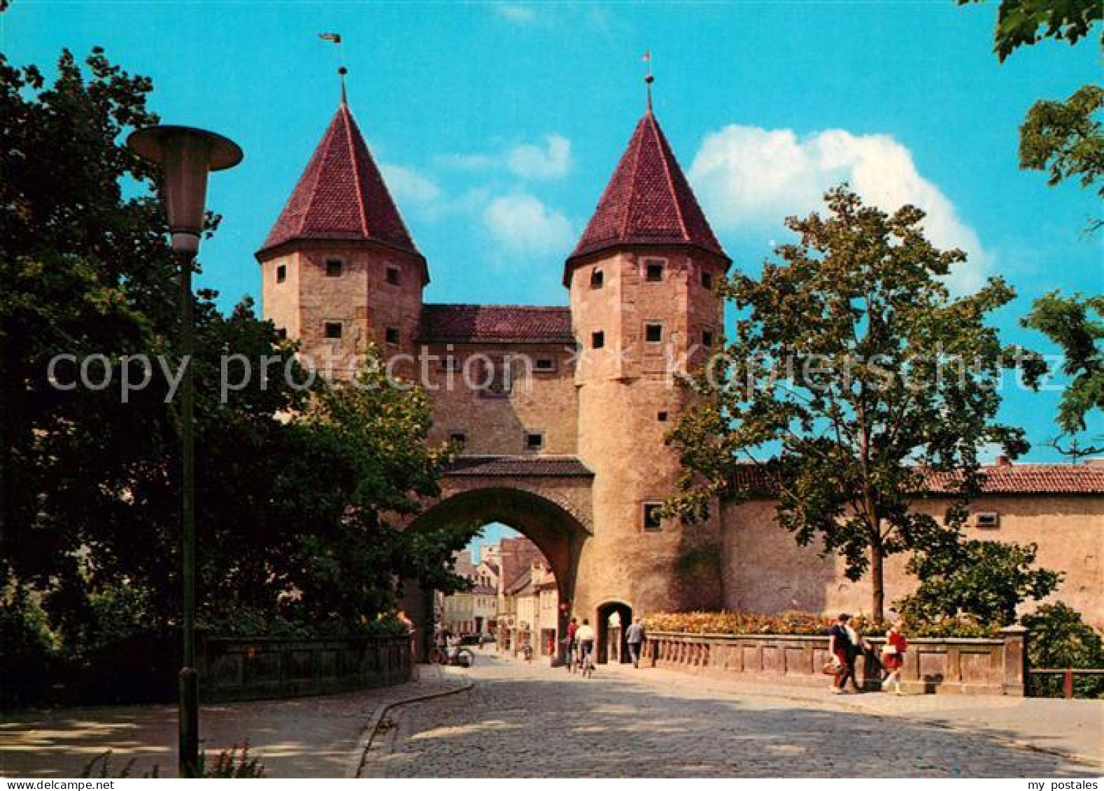 73175945 Amberg Oberpfalz Nabburger Tor  Amberg Oberpfalz - Amberg