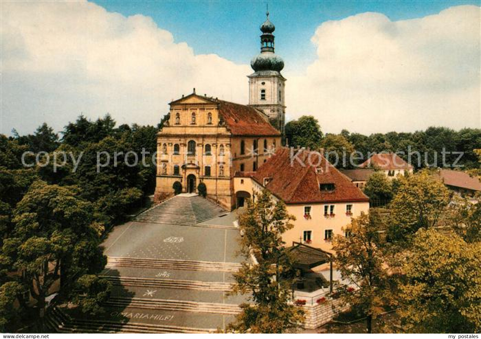 73175939 Amberg Oberpfalz Wallfahrtskirche Mariahilfberg Amberg Oberpfalz - Amberg