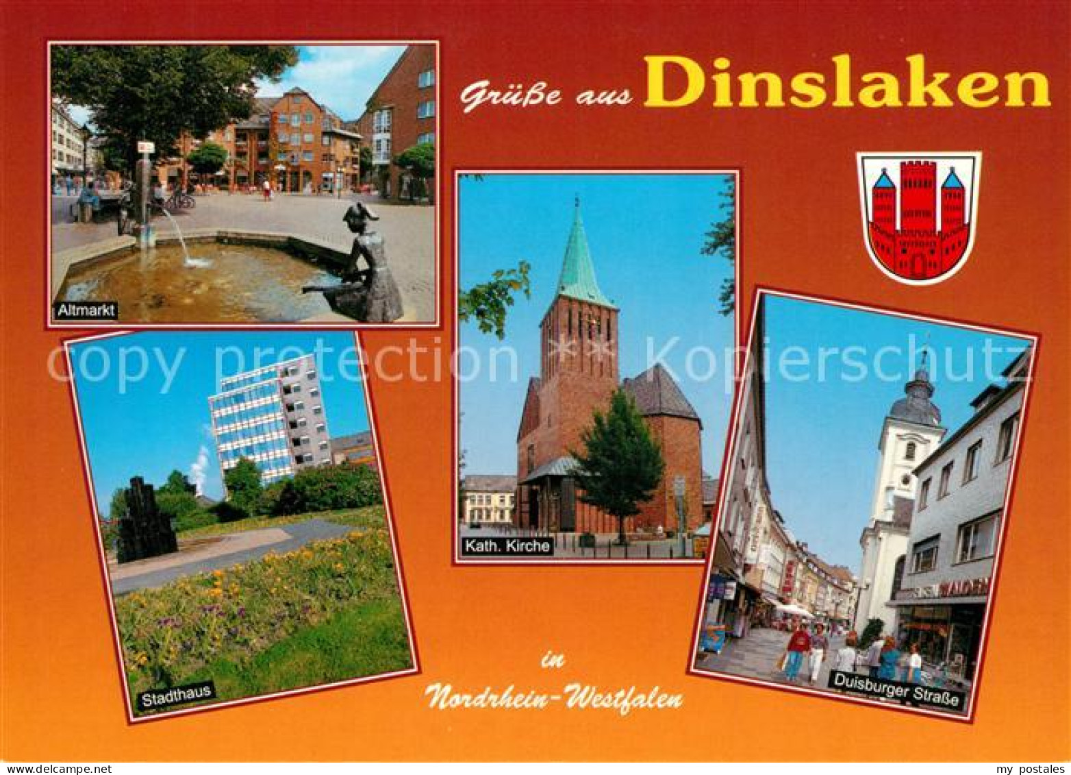 73175936 Dinslaken Altmarkt Stadthaus Duisburger Strasse Katholische Kirche Dins - Dinslaken