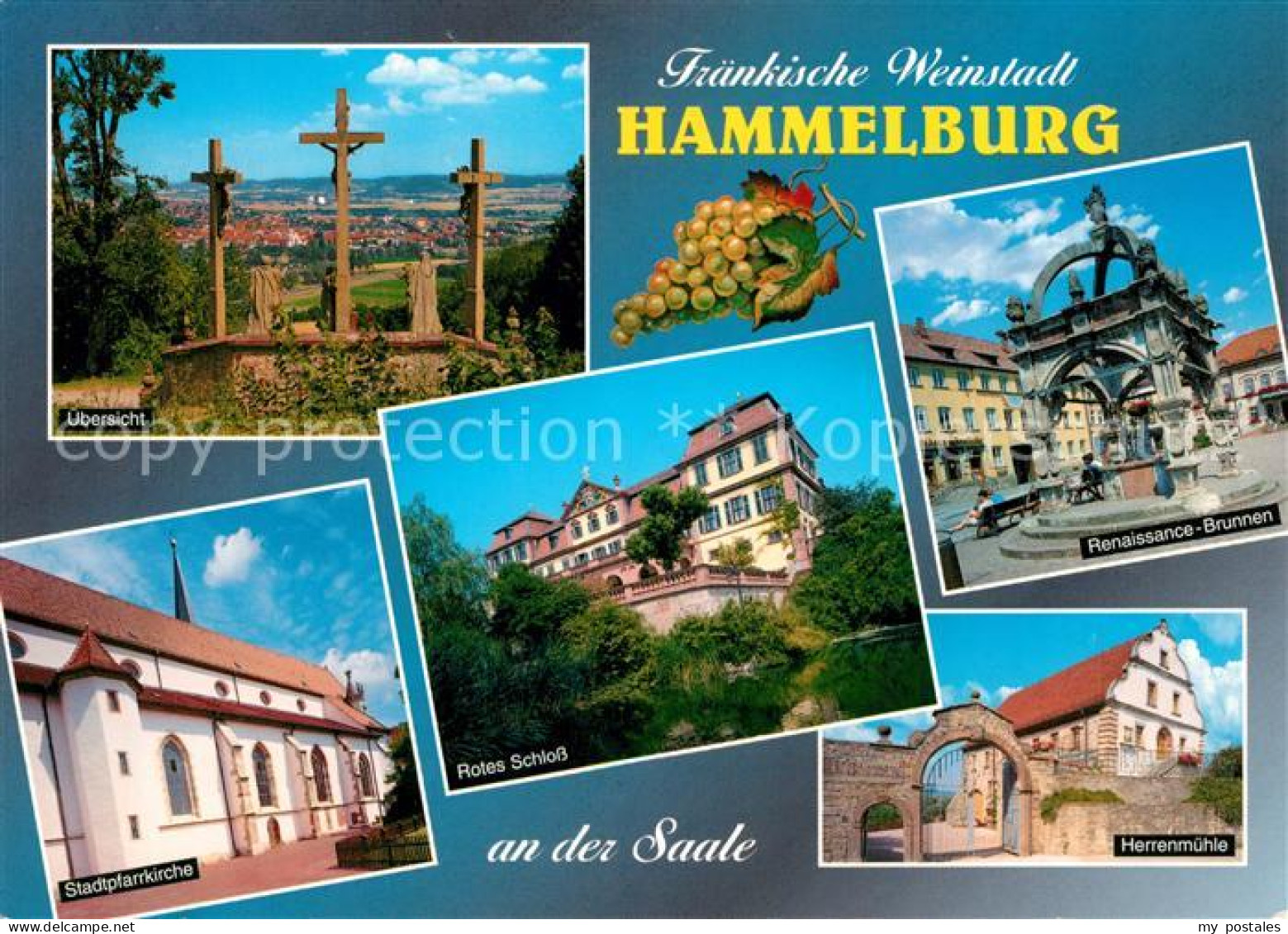 73175931 Hammelburg Rotes Schloss Stadtpfarrkirche Herrenmuehle  Hammelburg - Hammelburg