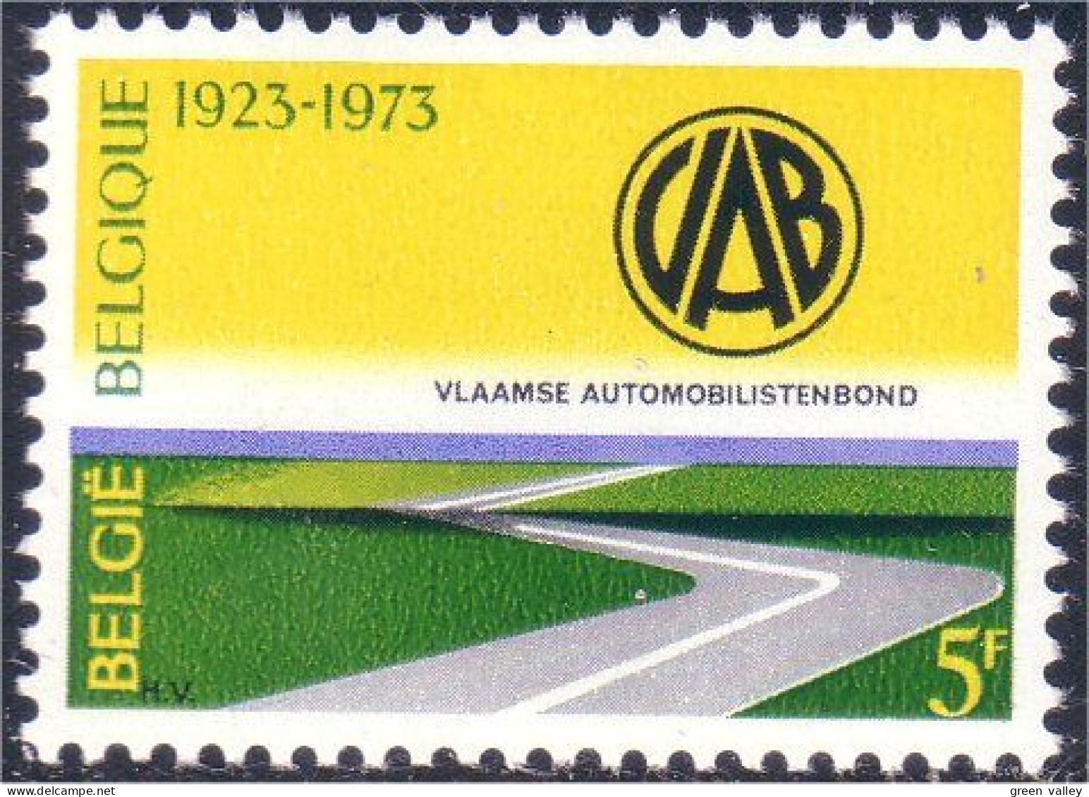 198 Belgium Automobile Club MNH ** Neuf SC (BEL-326b) - Unfälle Und Verkehrssicherheit