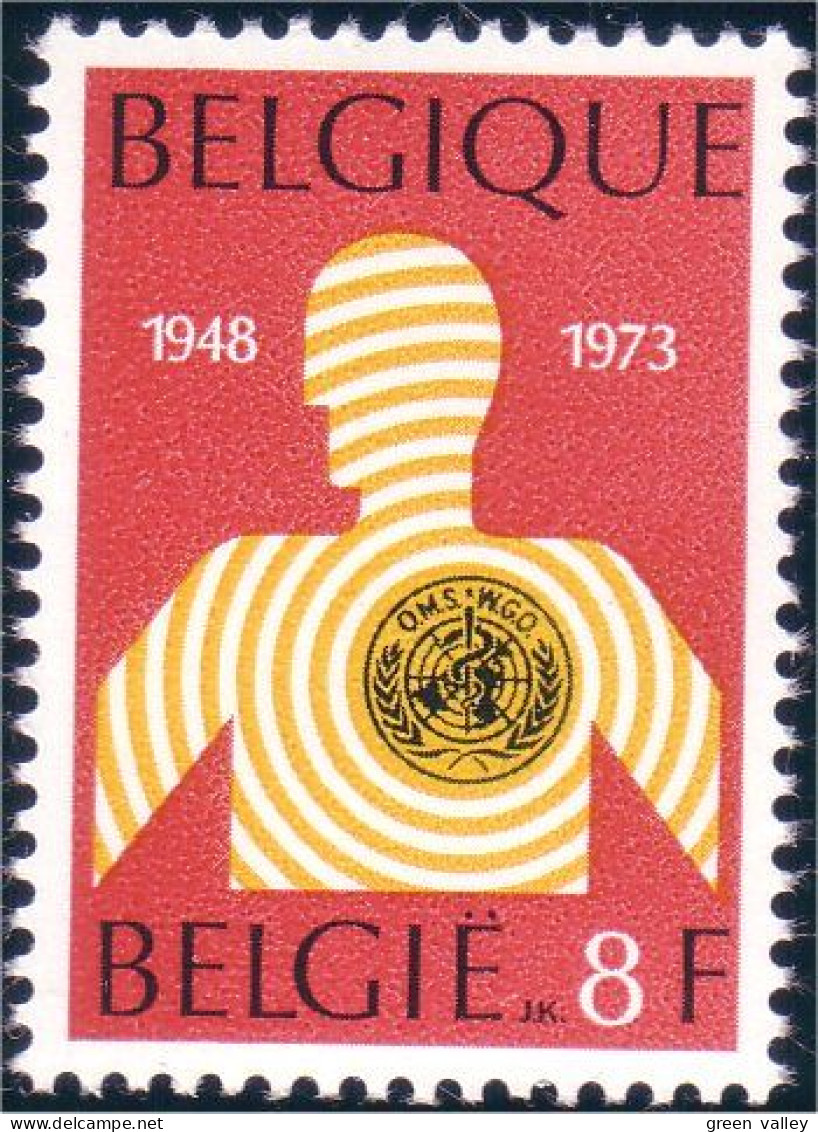 198 Belgium WHO OMS Embleme MNH ** Neuf SC (BEL-313c) - Otros & Sin Clasificación