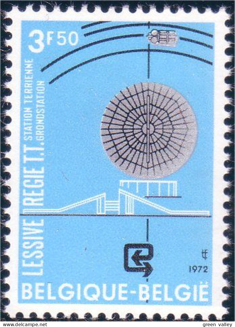 198 Belgium Station Radar Intelsat Lessive Space Espace MNH ** Neuf SC (BEL-307c) - Europa