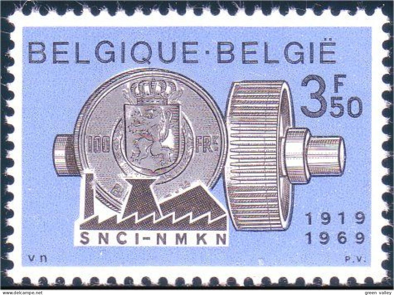 198 Belgium Banque Monnaie Bank Coin Credit MNH ** Neuf SC (BEL-225c) - Münzen