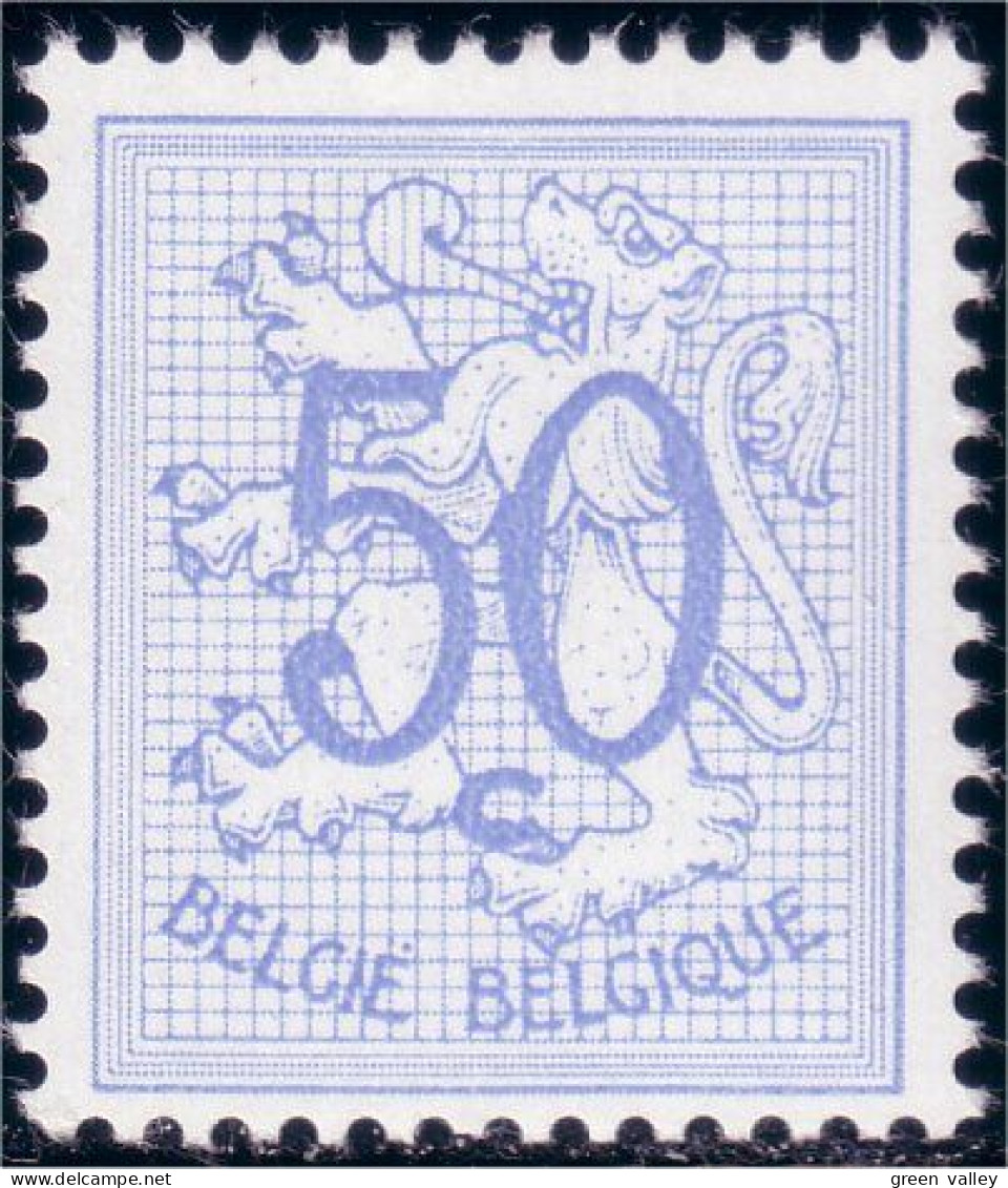198 Belgium Lion Rampant 50c Gomme Brillante MNH ** Neuf SC (BEL-119c) - Sellos