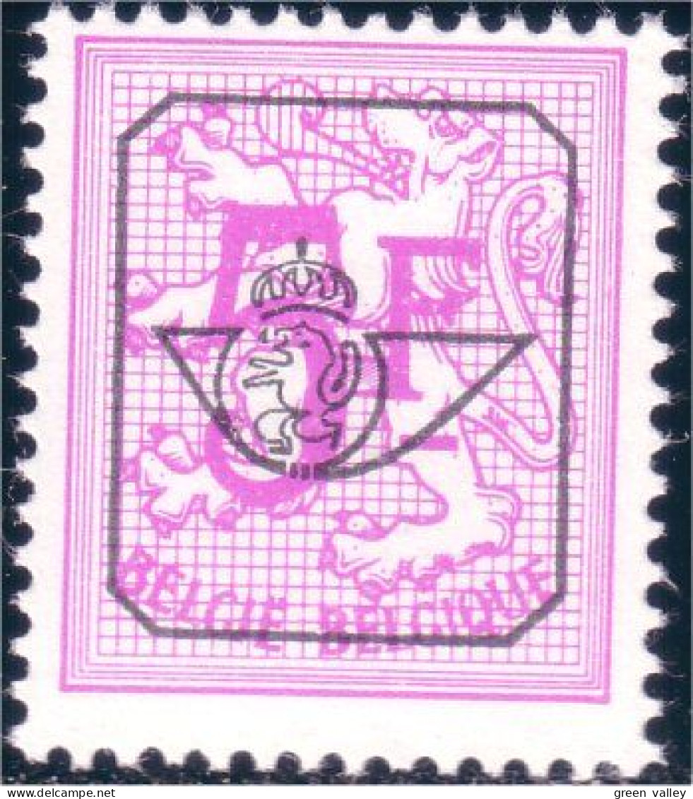 198 Belgium Lion Rampant 5F Gomme Brillante Préoblitéré Precancelled MNH ** Neuf SC (BEL-116a) - Typo Precancels 1951-80 (Figure On Lion)